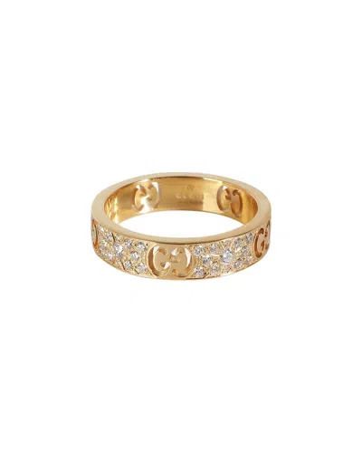 GUCCI GUCCI ICON 18K 0.92 CT. TW. DIAMOND RING (AUTHENTIC PRE-LOVED)