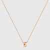 Gucci Icon 18k Gg Necklace In Rose Gold