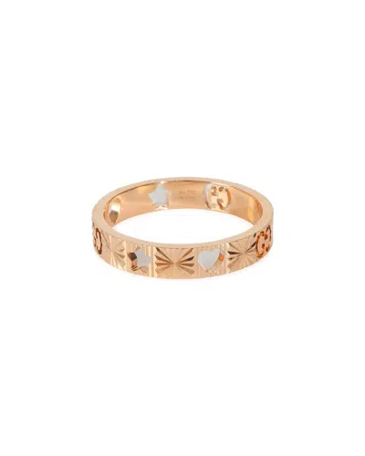 GUCCI GUCCI ICON 18K ROSE GOLD RING (AUTHENTIC PRE-LOVED)