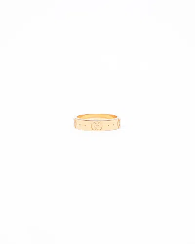 Gucci Icon 18k Yellow Gold Ring