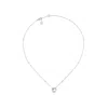 Gucci 18kt White Gold Icon Necklace In White