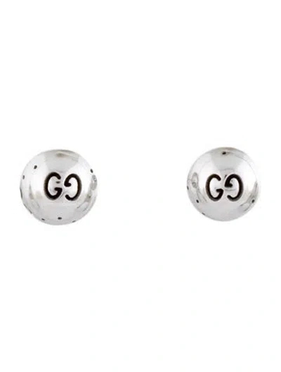 Pre-owned Gucci Icon Ball Stud Earrings In Multi