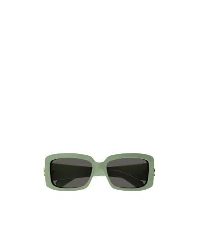 GUCCI GUCCI EYEWEAR RECTANGULAR FRAME SUNGLASSES