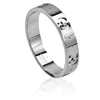GUCCI GUCCI ICON LADIES 18K WHITE GOLD THIN BAND RING