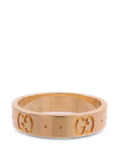 Pre-owned Gucci Icon Ring In Gold