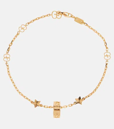 Gucci Icon Star 18kt Yellow Gold Bracelet In Oro Giallo