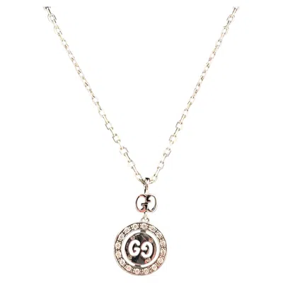 Pre-owned Gucci Icon Twirl Diamond Necklace – 18ct White Gold