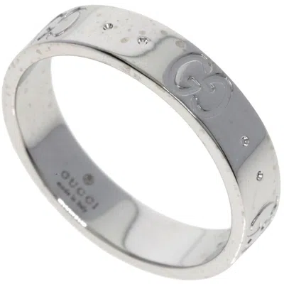 Pre-owned Gucci Icon White Band Ring ()
