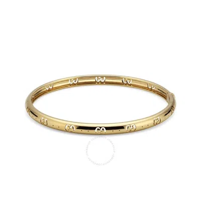 Gucci Icon Yellow Gold Bangle Size 17 - Yba809255001