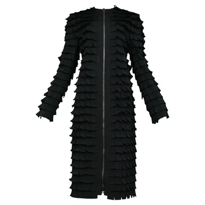 Pre-owned Gucci Iconic  By Tom Ford Black Tab Runway Coat 2001