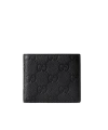 Gucci Imprint Bi-fold Wallet In Black