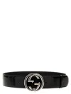 Gucci Incrocio Gg Belts Black