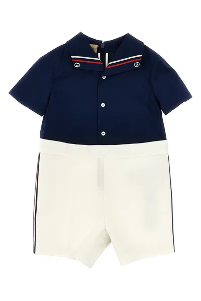 Gucci Kids'  'incrocio Gg' Jumpsuit