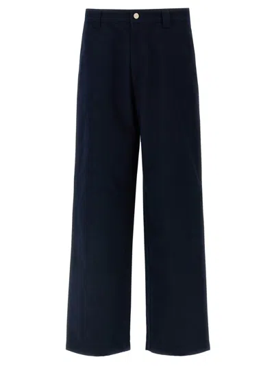 GUCCI GUCCI INCROCIO GG PANTS BLUE