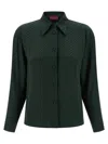Gucci Gg Cross Long Sleeve Shirt In Green
