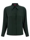 Gucci Gg Cross Long Sleeve Shirt In Green