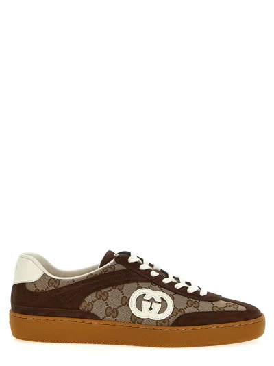 Gucci Incrocio Gg Sneakers In F.b/b.e/f.b/o.w/f.b/