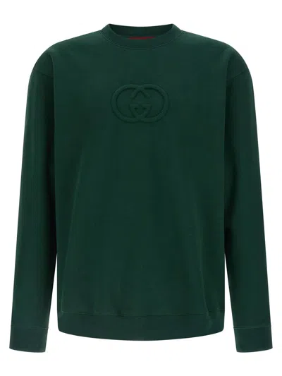 GUCCI GUCCI 'INCROCIO GG' SWEATSHIRT