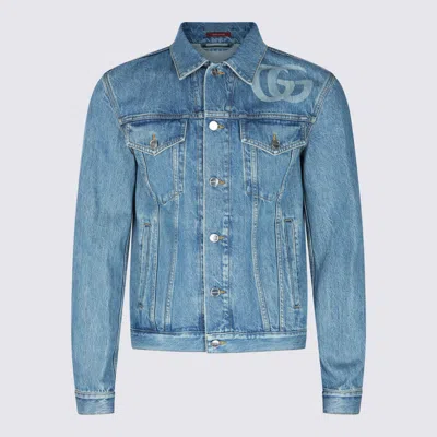 GUCCI INDIGO BLUE DENIM JACKET