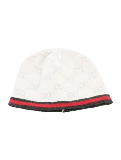 Pre-owned Gucci Babies' Infant Boy's Beanie In White