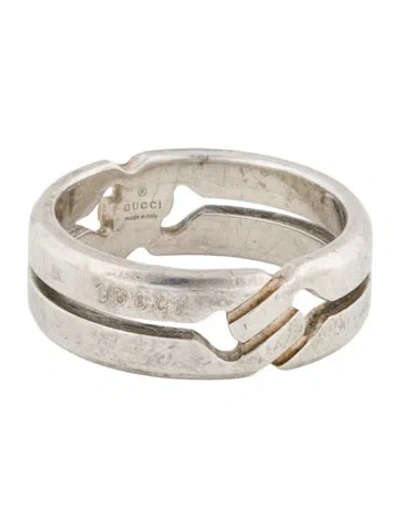 Pre-owned Gucci Infinity Knot Ring In Multi