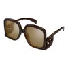 Gucci Injectate Havana Sunglasses In Brown