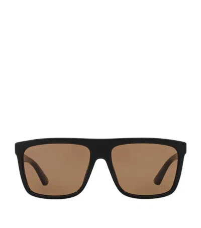 Gucci Injected 0gc001850 Sunglasses In Gold