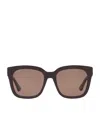 Gucci Injected Gg1338s Sunglasses In Burgundy