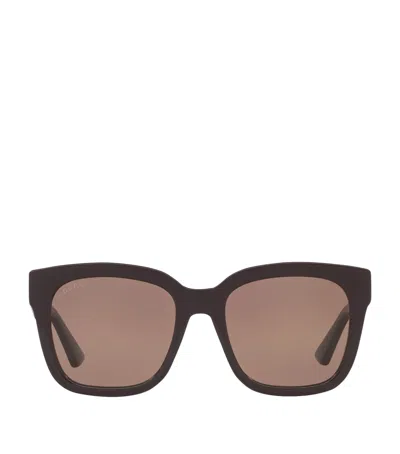 Gucci Injected Gg1338s Sunglasses In Burgundy