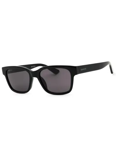 Gucci Injected Propionate Rectangular Men's Sunglasses In Black