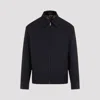 Gucci Collared Zip In Blue