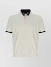 Gucci Intarsia Design Polo Shirt With Contrast Trim In White