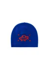 Gucci Intarsia-knit Wool Beanie In Blue