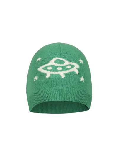 Gucci Intarsia-knit Wool Beanie In Green