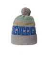 Gucci Intarsia-logo Beanie Hat In Gray