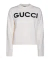 Gucci Ivory Wool Knitwear In White