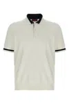 Gucci Knit Cotton Polo Shirt With Intarsia In White