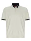 Gucci Intarsia Design Polo Shirt With Contrast Trim In Multi