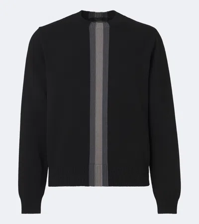 Gucci Intarsia Wool Sweater In Black