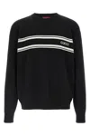 Gucci Men Silk And Cotton Sweater With Intarsia In Multi
