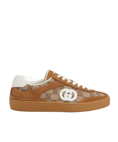 GUCCI GUCCI INTERLOCKING G LOW-TOP SNEAKERS