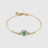 Gucci Interlocking 18k Chain Bracelet In Yellow Gold