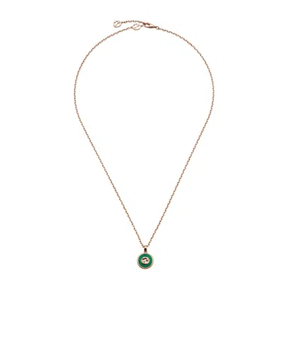 Gucci Interlocking 18k Chain Necklace In Gold