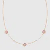 Gucci Interlocking 18k Chain Necklace In Rose Gold