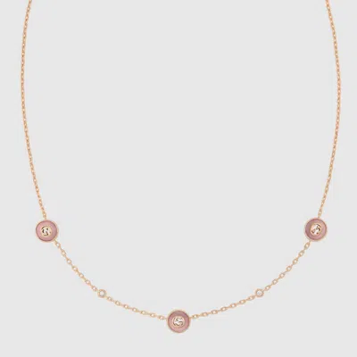 Gucci Interlocking 18k Chain Necklace In Gold