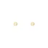 Gucci Interlocking G 18k Gold Earrings In Undefined