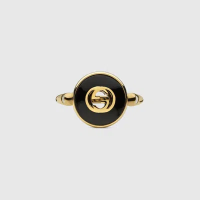 Gucci Interlocking 18k Ring In Gold