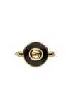 Gucci Interlocking 18k Ring In Gold