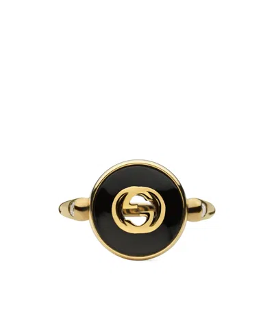 GUCCI GUCCI INTERLOCKING 18K RING