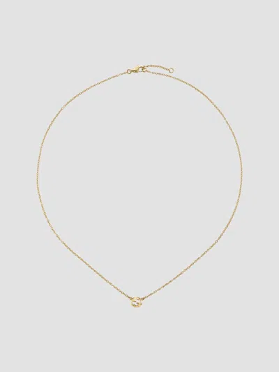 Gucci Interlocking 18k Yellow Gold Pendant Necklace
